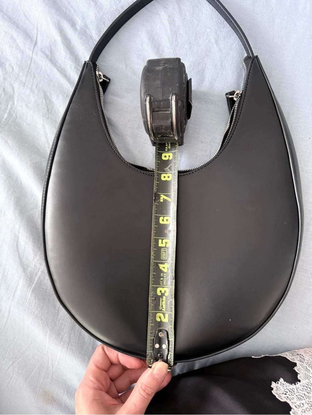 OAK + FORT Black Crescent Shoulder Bag - Picture 4 of 5